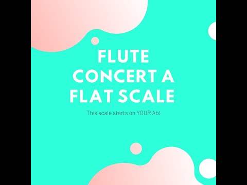 Flute Concert Ab Scale Guide