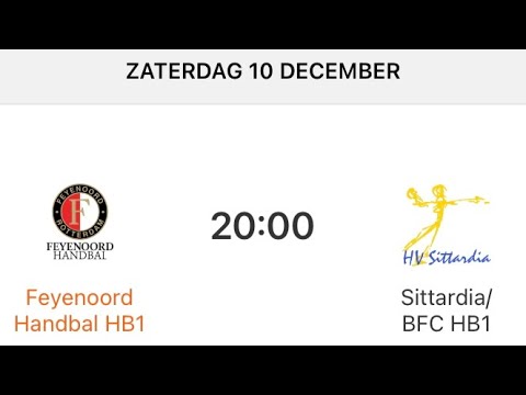 Feyenoord Handbal - Sittardia/BFC HB1