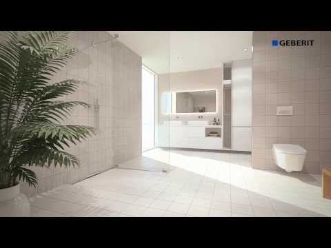 Geberit-keräinprofiilin asennus}