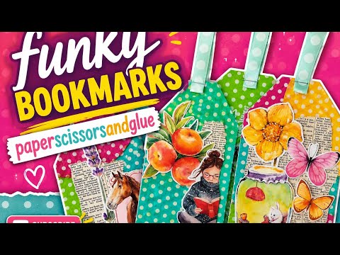 Paper cake cases funky bookmarks /tags  #junkjournalideas 📚✂️😁