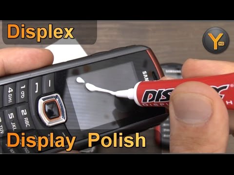 Test: DISPLEX Display Politur für Handy, PDA, PSP, etc. / Kratzer entfernen Tutorial / Polish