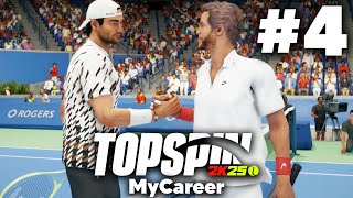 TOPSPIN 2K25 MyCAREER Gameplay Walkthrough Part 4 - FIRST ATP TOURNAMENT & FITTINGS (Top 10)