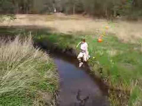 Sprung über die Wieste in Mulmshorn