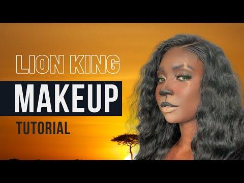 Scar from The Lion King Halloween Makeup Tutorial thumnail