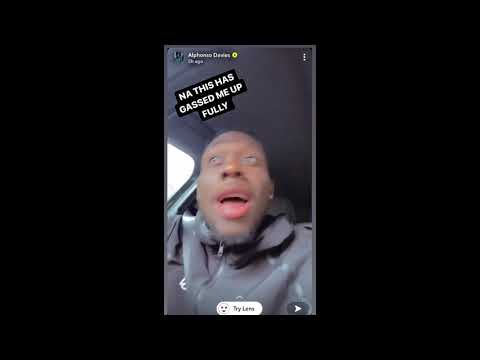 KSI Reacts to Alphonso Davies listening to his song 'No Time'