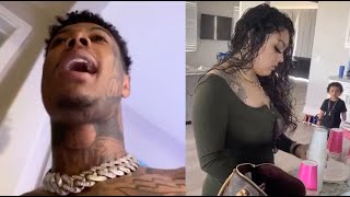 Blueface Kicks His Baby Mama Out On Mothers Day 😂