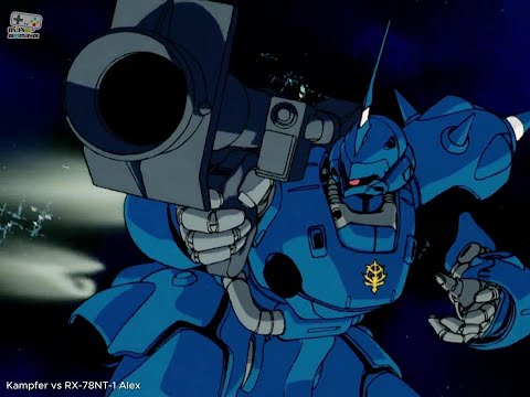 Gundam RX-78NT-1 Alex vs Kampfer | Mobile Suits Gundam War In The Pocket