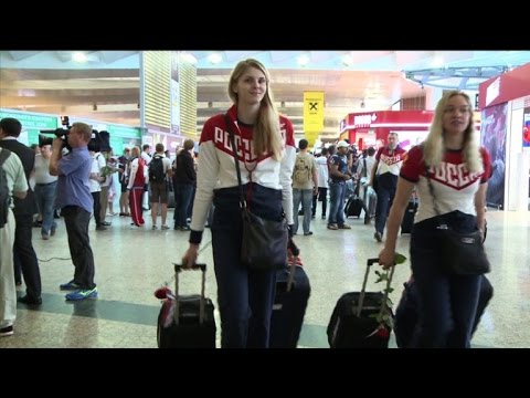 Russische Olympia-Delegation nach Rio aufgebrochen