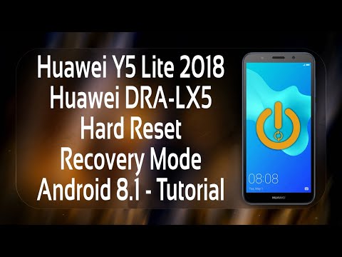 Huawei Y5 Lite 2018 DRA LX5 Hard Reset Recovery Mode Android 8.1 - Tutorial