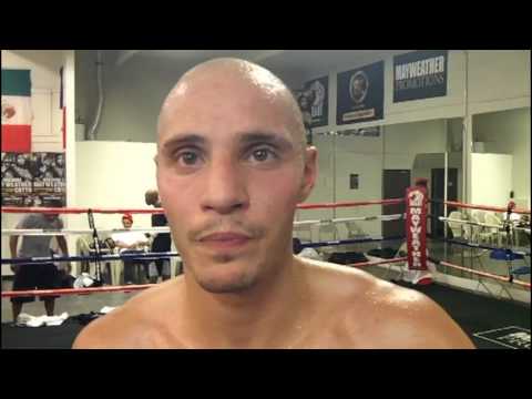 Chris Evangelou's first day at the Mayweather Boxing Club