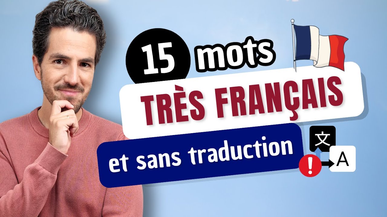 😉 15 French WORDS That Have No Direct Translation | French Vocabulary Lesson