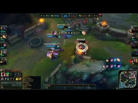 PENTA VAYNE AGAINST DOUBLELIFT, BJERG, HUNI, SVEN!! lol jk