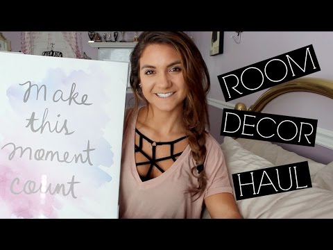 Room Decor HAUL | Pinterest Inspired ROOM Video