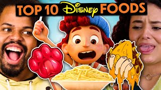 10 BEST Disney Foods - Best of React | (Moana, Luca, Hannah Montana, Mulan & More!)