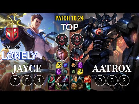 SB Lonely Jayce vs Aatrox Top - KR Patch 10.24