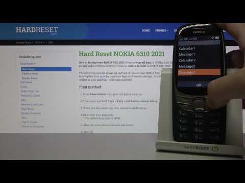 How to Find Message Alerts in NOKIA 6310 2021 - Change SMS sound