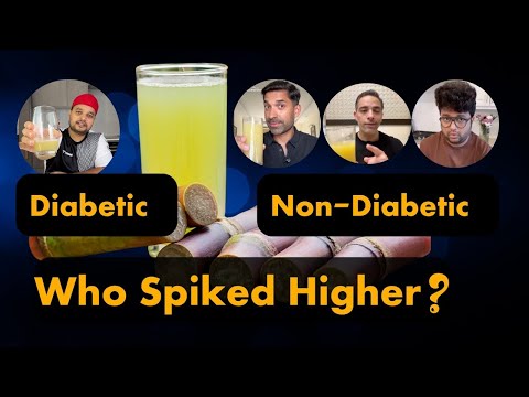 Sugarcane juice test: Who Had the Highest Sugar Spike — Diabetic or Non-Diabetic?