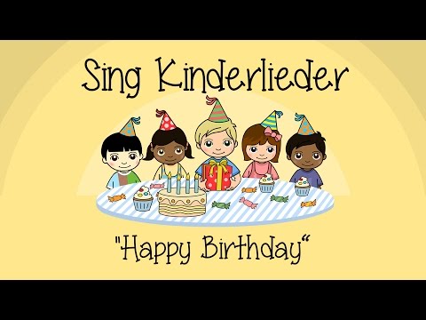 Happy Birthday (Zum Geburtstag viel Glück) - Kinderlieder zum Mitsingen | Sing Kinderlieder