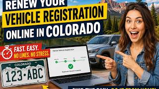 How to renew your vehicle registration online in Colorado