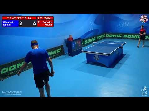 22:00 Oleksandr Ivashkin (2:3) Vladyslav Kaluhin  West 5 WIN CUP 16.10.2022 | TABLE TENNIS WINCUP