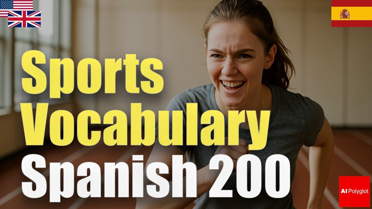 Sports Vocabulary Spanish 200 | Passive listening | Must-Know | with hiragana