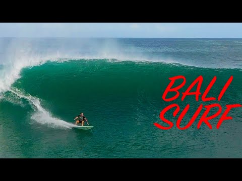 Drone footage of nice waves at Balangan 