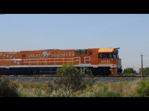 3XM4 Up Steel Train With Locos Great Southern NR30 Pacific National