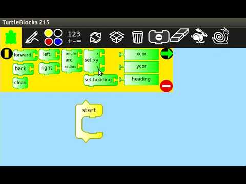 Creating Images with LOGO Programming-Basic_Introduction of TurtleBlocks