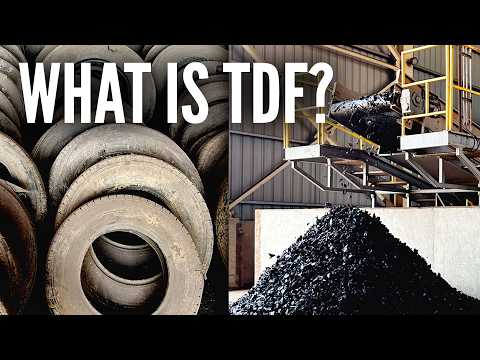 How This Shredder Turns Waste Tires Into Fuel for Cement Production