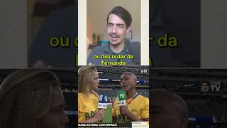 Romário Da Tirada Em Fernanda Gentil? #shorts #shortsfeed #fy