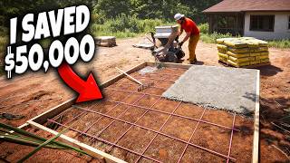 We Transformed Our Backyard With 20,000 Pounds Of Stone And 200 Bags Of Concrete! (Start To Finish)