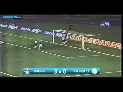 Melhores momentos - Grêmio 5 x 0 Palmeiras - Libertadores 1995