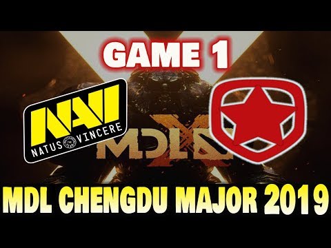 NAVI VS GAMBIT GAME 1 MDL CHENGDU MAJOR 2019 DOTA2