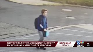 Body of missing teen found in Dauphin County, Pennsylvania State Police say