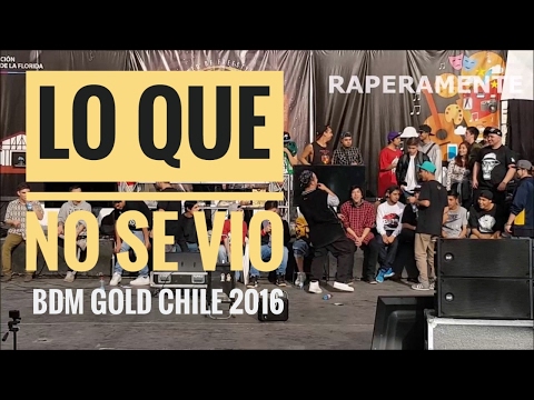 LO QUE NO SE VIO / BDM GOLD 2016