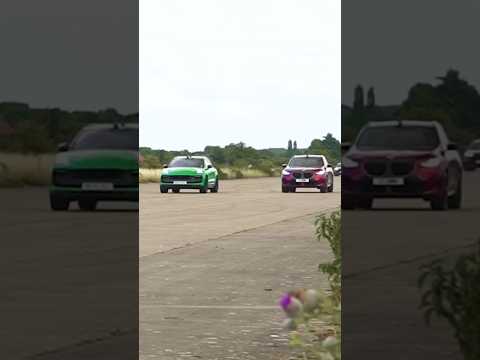 Thumbnail for BMW X3 M50 vs Porsche Macan vs AMG GLC #dragrace Credit - Carwow by Porsche Macan