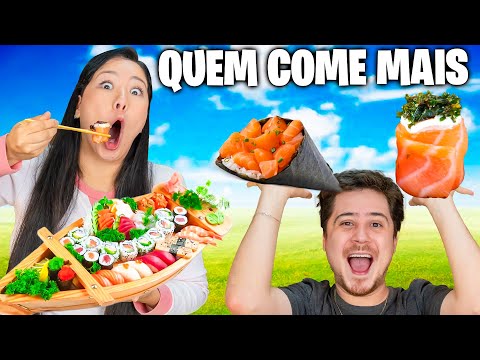 QUEM COME MAIS COMIDA JAPONESA GANHA | Blog das irmãs