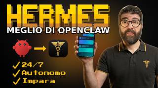 HERMES: corso completo 🤖 L'AGENTE AI SEMPRE ACCESO che IMPARA DA SOLO!