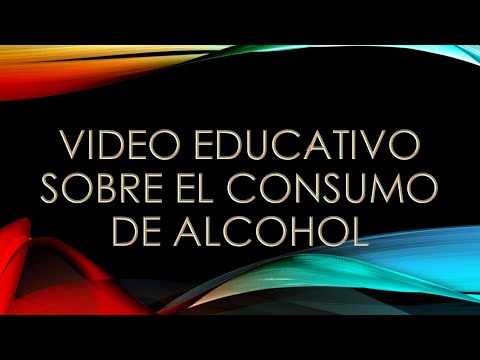 Video educativo sobre el consumo de alcohol