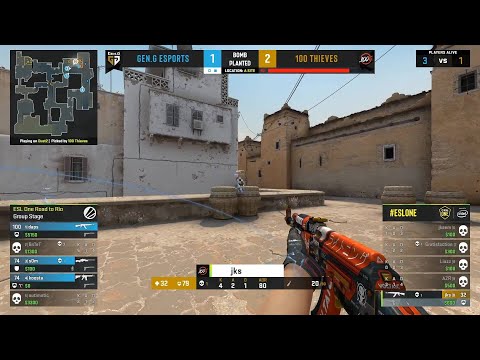 jks 1v4 clutch vs. Gen.G | ESL ONE ROAD TO RIO NORTH AMERICA
