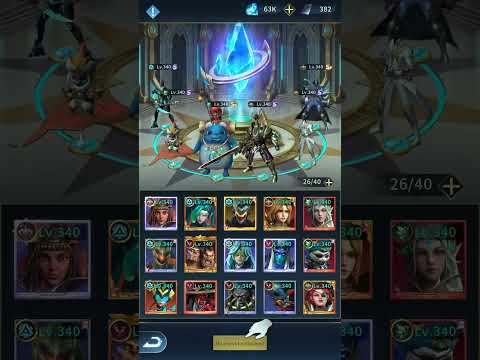 Titan War: Final 6th hero to level 340 and unlocking more levels tutorial~