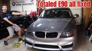 New daily driver is done! $325 wrecked e90 has been saved from the junkyard - 2009 BMW 328 n51