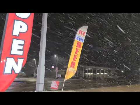 1/16/22 Canton, MS - Heavy Snow and Wind