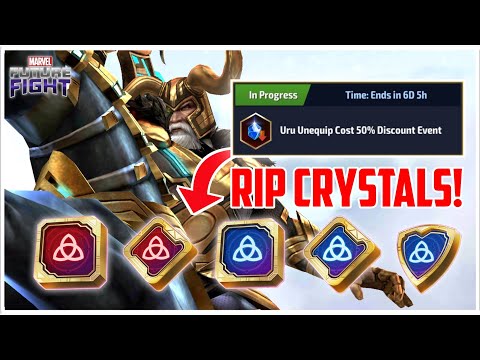 [MFF Hindi] I UNEQUIPPED 45 ODIN'S BLESSINGS! Character Building Tip - Uru & OB! Marvel Future Fight