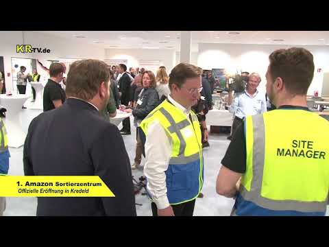 KR-TV.de 0226 1. Amazon Sortierzentrum - Offizielle Eröffnung in Krefeld