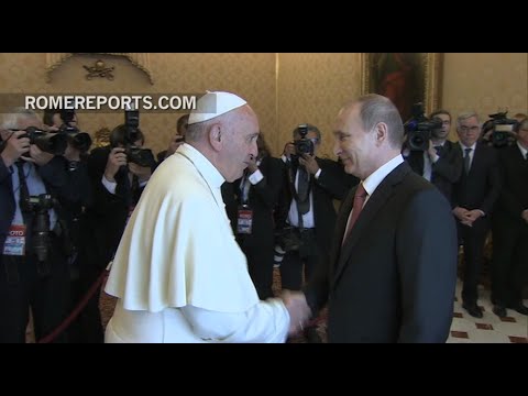 Encuentro del Papa con el presidente de Rusia