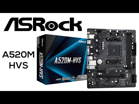 UNBOXING Motherboard ASRock A520M-HVS en Español!