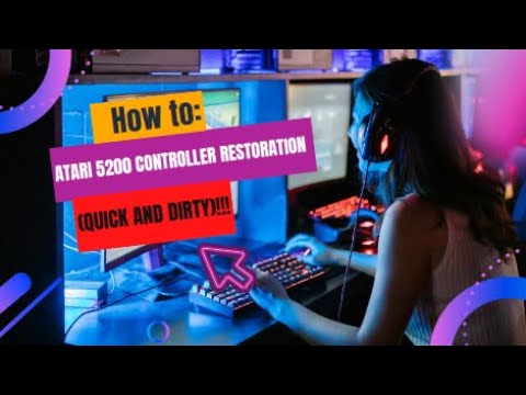 How to: Atari 5200 Controller restoration (quick and dirty)!