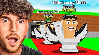 I Opened 100 TOILET LUCKY BLOCKS..