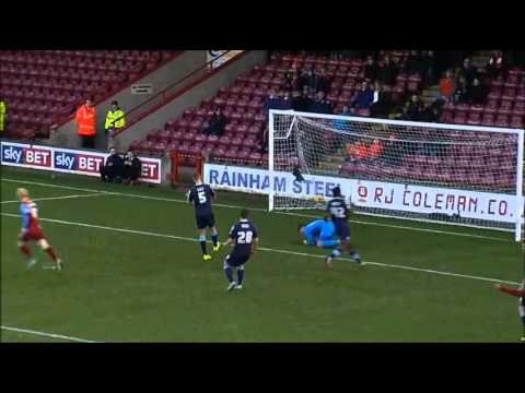 Luke Williams' goal for Scunthorpe against Crewe - December 2014